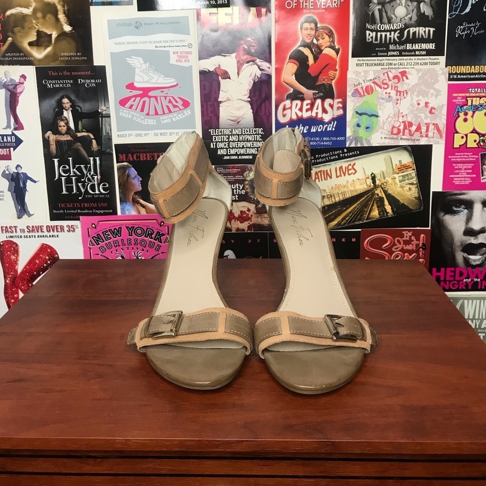 Marc Fisher Camron Tan Cork Wedge Sandal - Picture 4 of 7